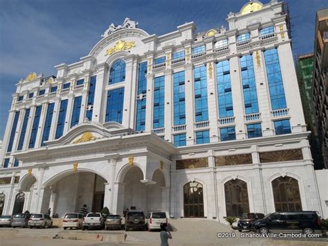 White Sand Palace and Casino in SihanoukVille, Cambodia..